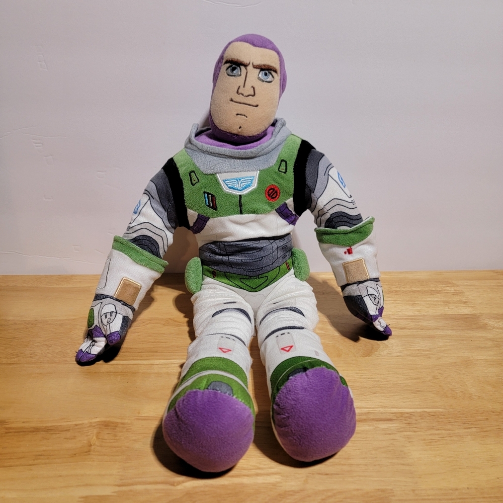 Disney Pixar Buzz Light Year Plush Pillow Toy Story Size 20" In